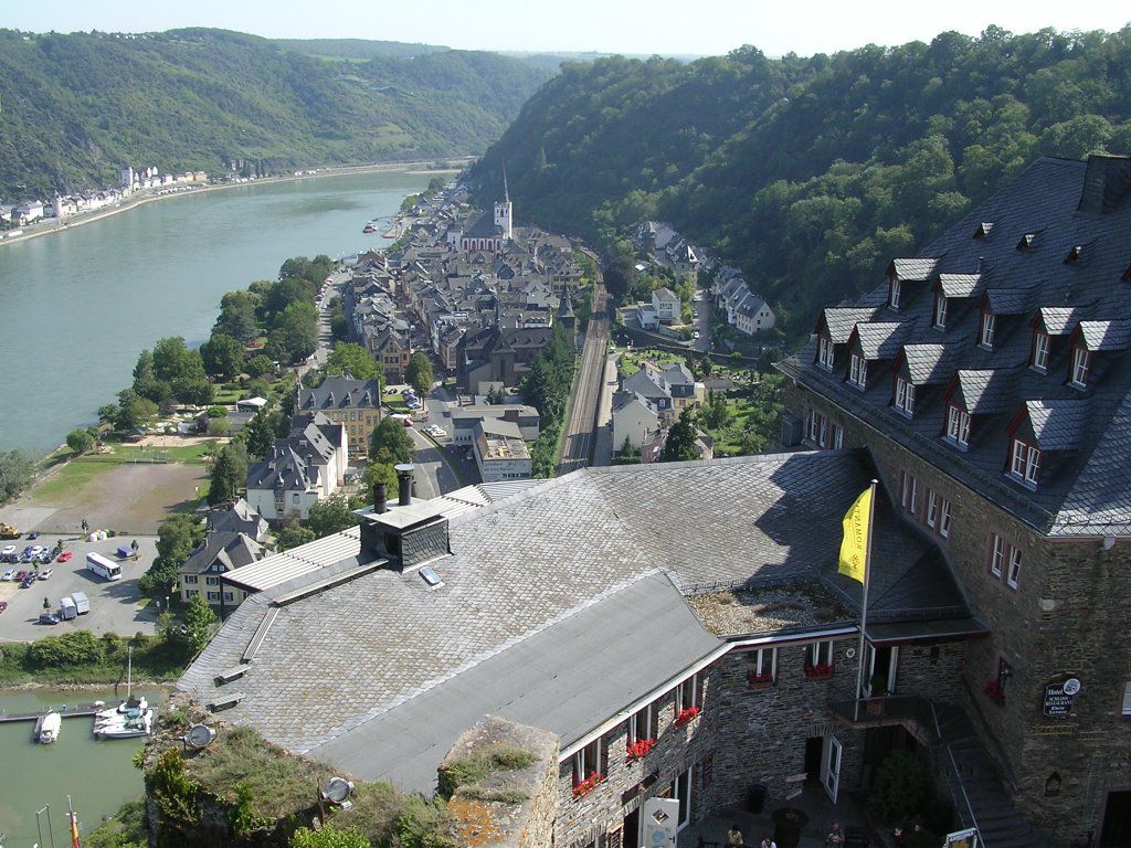 Sankt Goar von Burg Rheinfels aus