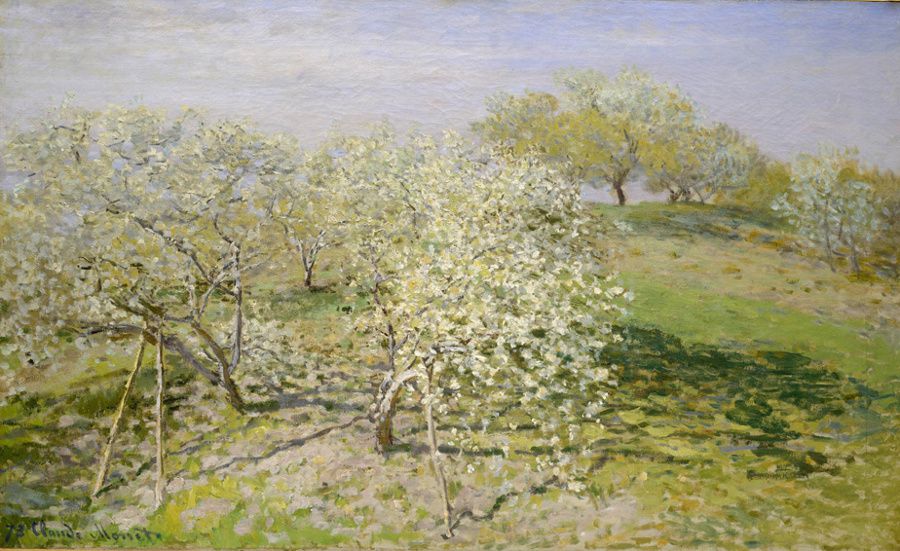 Claude Monet -  Primavera (Árboles frutales en la floración)