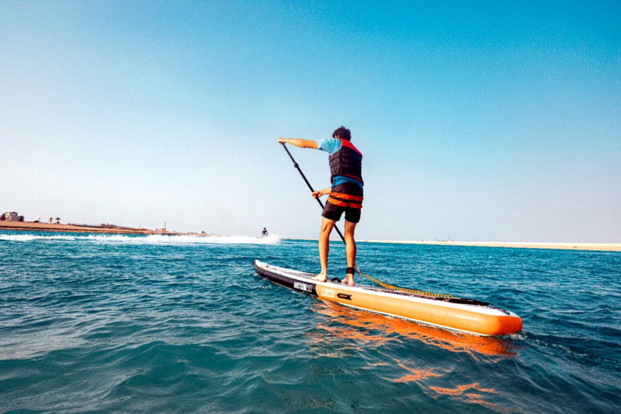 Deportes acuaticos en mar Rojo