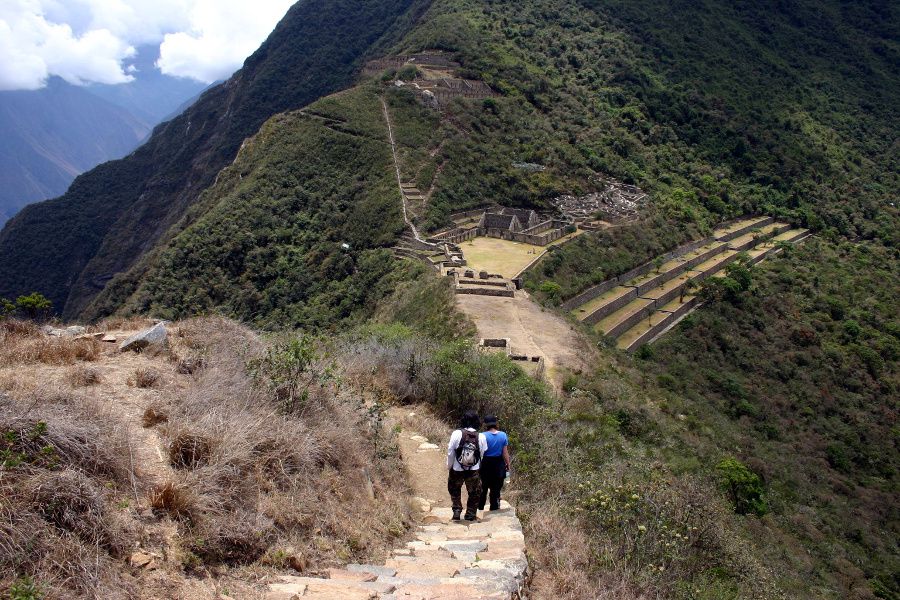 Llegada a Choquequirao