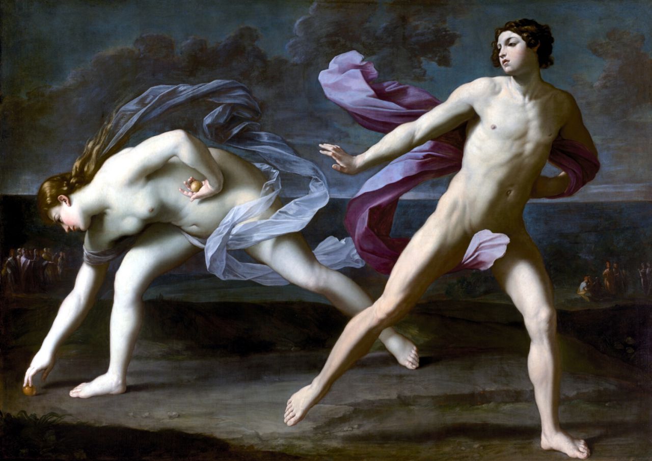 ATLETISMO Hipómenes y Atalanta, Guido Reni