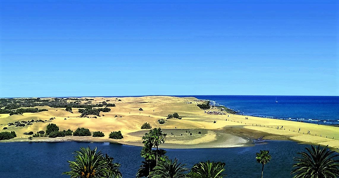 Charca y Playa de Maspalomas