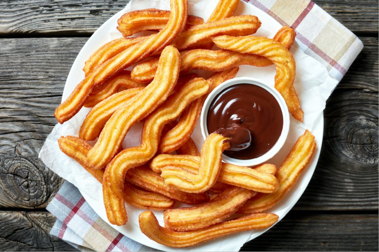 Churros con chocolate