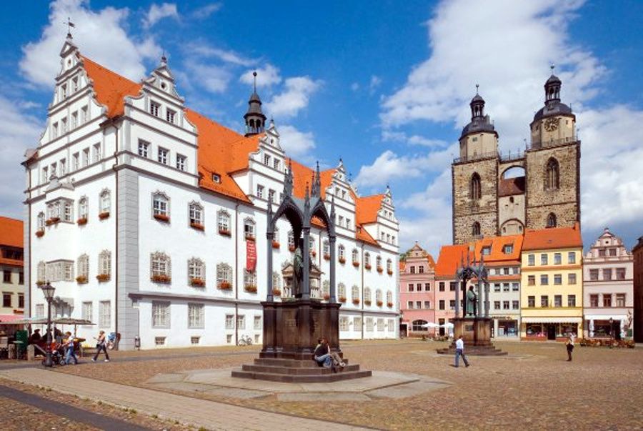 Monumentos conmemorativos de Lutero en Wittenberg