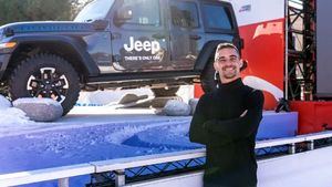 El campeón olímpico Javier Fernández y Jeep se unen para patinar en la Plaza de Colón