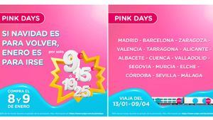 La compañía de trenes de alta velocidad OUIGO lanza sus conocidos Pink Days