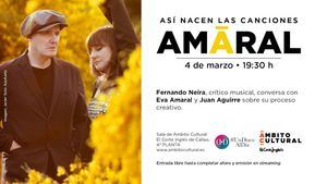 Llega Amaral y su música a Ámbito Cultural