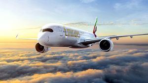 Emirates presenta siete destinos más en la expansión de su red del A350