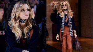 Olivia Palermo de Max&Co. durante la Semana de la Moda de Milán