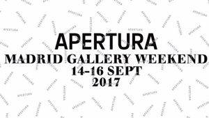 Apertura Madrid GalleryWeekend 2017