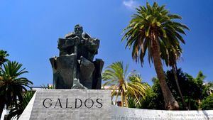 Las Palmas de Gran Canaria conmemora el 175 aniversario del nacimiento de Benito Pérez Galdós