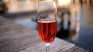 Champagne rosado para San Valentín
