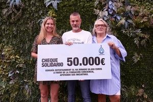 Ushuaïa Entertainment dona 50.000 euros a favor de la Fundación Conciencia