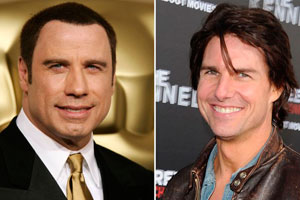 Tom Cruise y John Travolta, amor en el aire